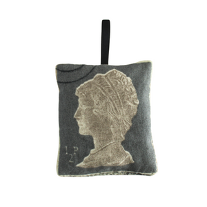Lavender bag grey stamp