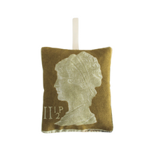 Load image into Gallery viewer, Lavender bag mustard stamp
