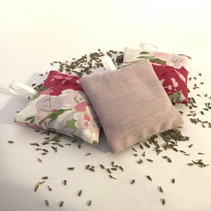 Lavender Bags laid flat