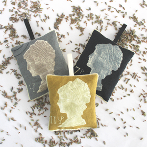 Lavender bags stamps set of three on seeds