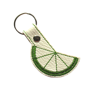 Lime slice keyfob