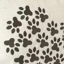 Load image into Gallery viewer, Paw Print Heart Cushion close up
