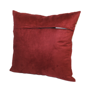Cushion Reverse in Maroon with zip opening