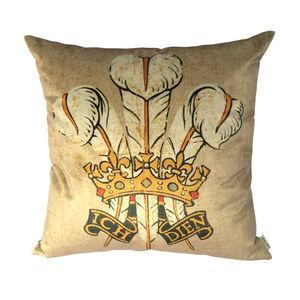 Three Feathers cushion