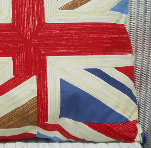Union Jack Cushion close up