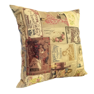 VIntage Soaps Cushion left view