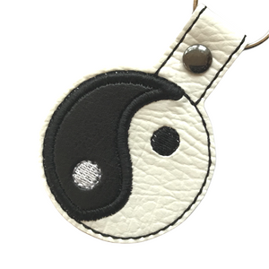 Yinyang keyfob closeup