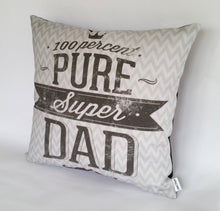 Load image into Gallery viewer, Super Dad Cushion right view
