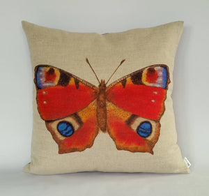Peacock Butterfly Cushion