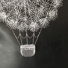 Load image into Gallery viewer, Dandelion Embroidered Cushion close up
