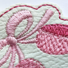 Load image into Gallery viewer, Ballet shoes bow close up 
