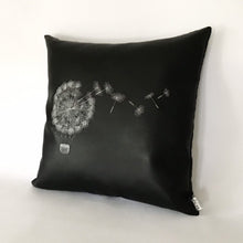 Load image into Gallery viewer, Dandelion Embroidered Cushion right view
