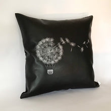Load image into Gallery viewer, Dandelion Embroidered Cushion left view
