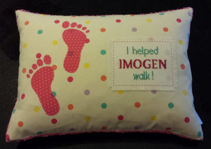 Footprints Cushion