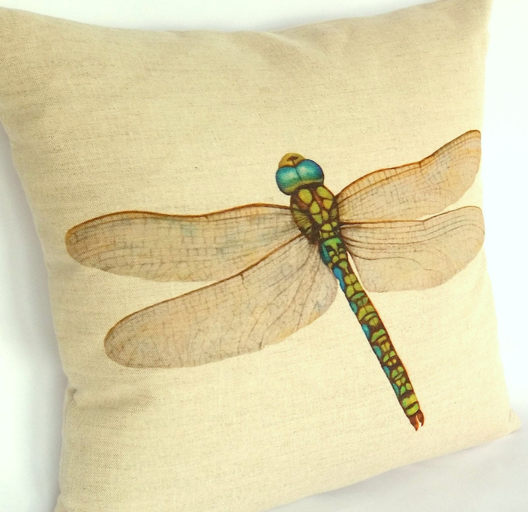 Dragonfly Cushion left view