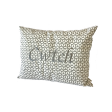 Load image into Gallery viewer, Cwtch Cushion Grey Daisy right view
