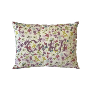 Cwtch Cushion Watercolour Lilac