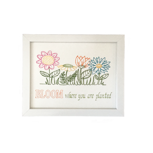 Floral Bloom framed