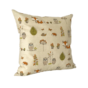 WOODLAND CREATURES CUSHION COVER