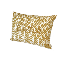 Load image into Gallery viewer, Cwtch Cushion yellow daisy right view
