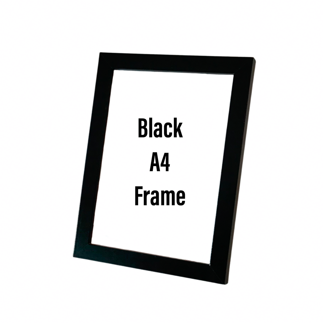 BLACK A4 FRAME
