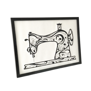 Sewing Machine embroidery left view