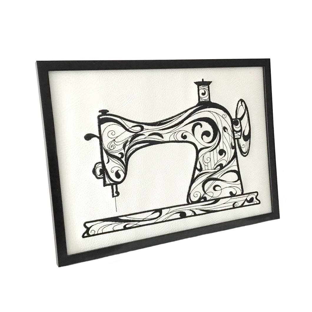 Sewing Machine embroidery left view