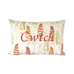 Cwtch Cushion Autumn Lupins